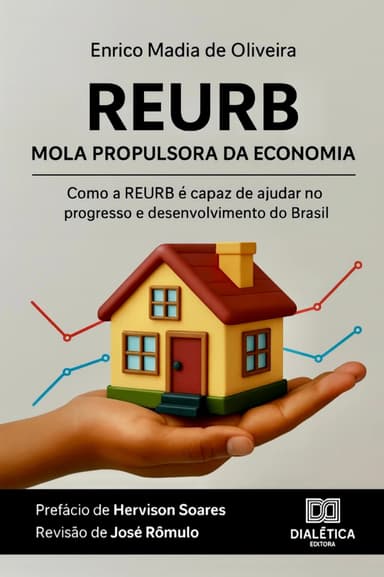 Capa do livro Reurb: Mola Propulsora da Economia, de Enrico Madia de Oliveira